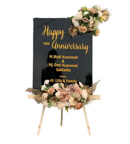 Papan Bunga Akrilik Weda Utara