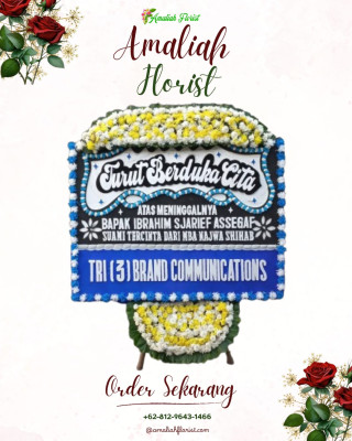 Papan Bunga Duka di Weda Utara